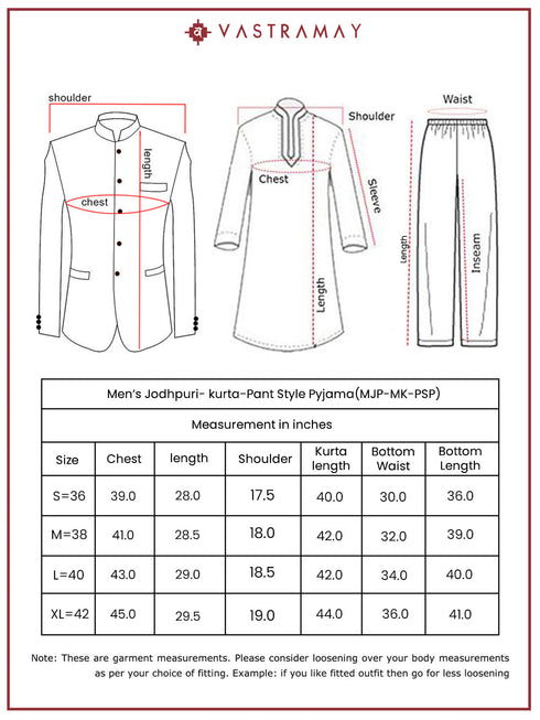 Men's Black Viscose Jacket,Kurta And Pyjama Set.